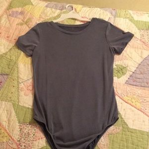 Blue/gray bodysuit